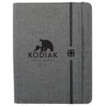 Custom Wenger rPET Zippered Padfolio